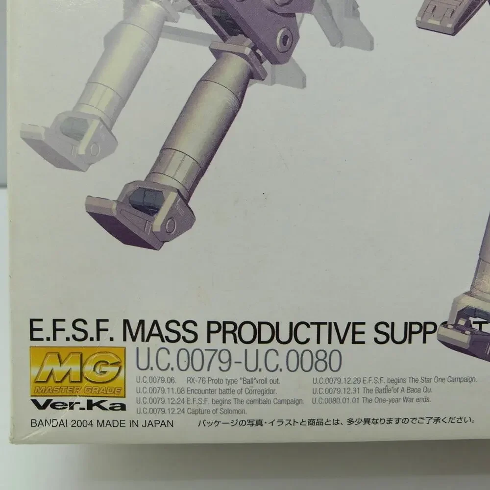 2004 Bandai MG RB-79 Mobile Pod Ball Ver.Ka Gundam Model Kit Design Japan